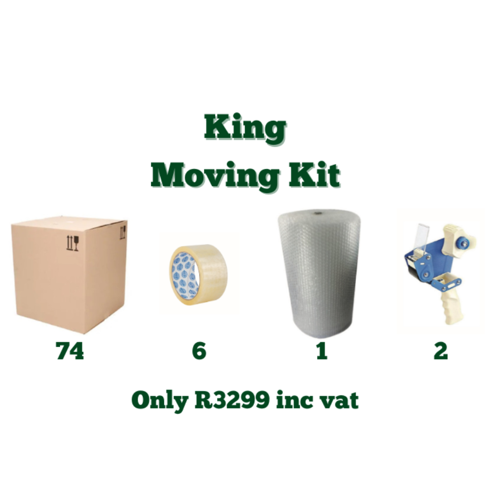 King Moving Boxes Kit 4 Bedroom