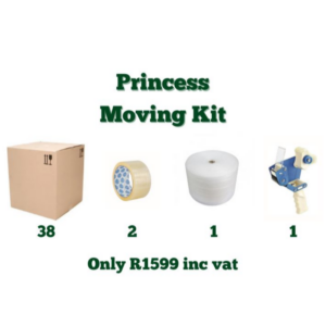 Princess Moving Boxes Kit 2 Bedroom