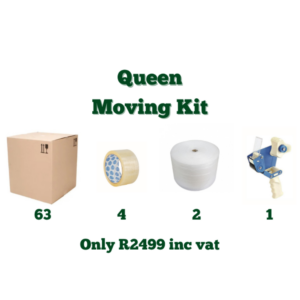 Queen Moving Boxes Kit 3 Bedroom