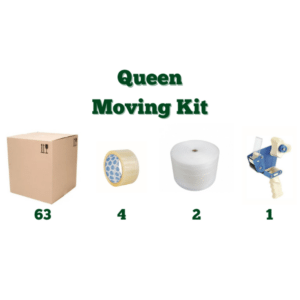 Queen Moving Boxes Kit 3 Bedroom